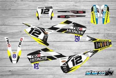 Kit Adhesivos Husqvarna Hitachi