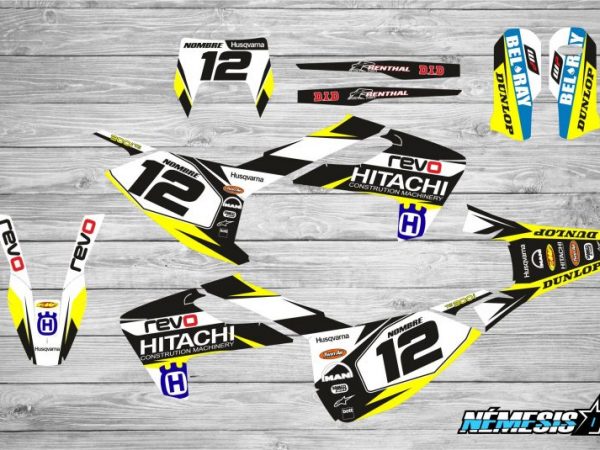 Kit Adhesivos Husqvarna Hitachi