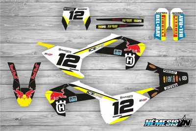 Kit Adhesivos Husqvarna Iceone Negro