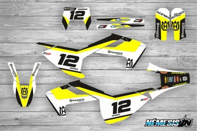Kit Adhesivos Husqvarna Factory Negro
