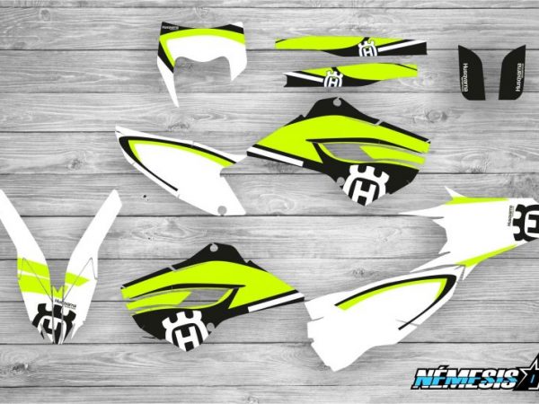 Kit Adhesivos Husqvarna Team Pro Negro