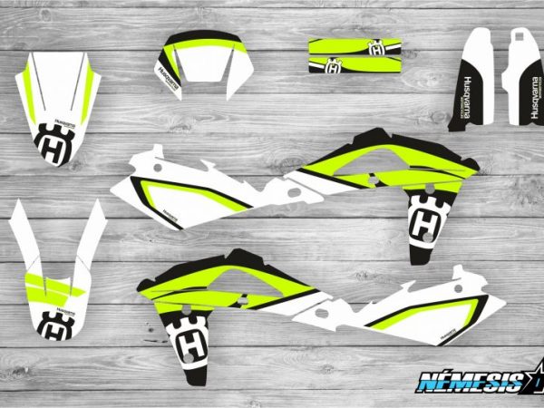Kit Adhesivos Husqvarna Team Pro Negro