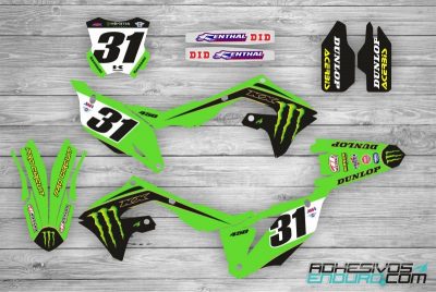 Kit Adhesivos Kawasaki Monster VD