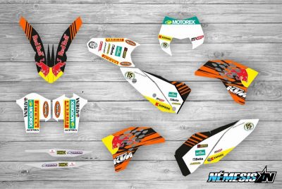 Kit Adhesivos KTM  Cairoli Naranja