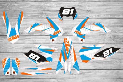 Kit Adhesivos KTM Gravity Blanco