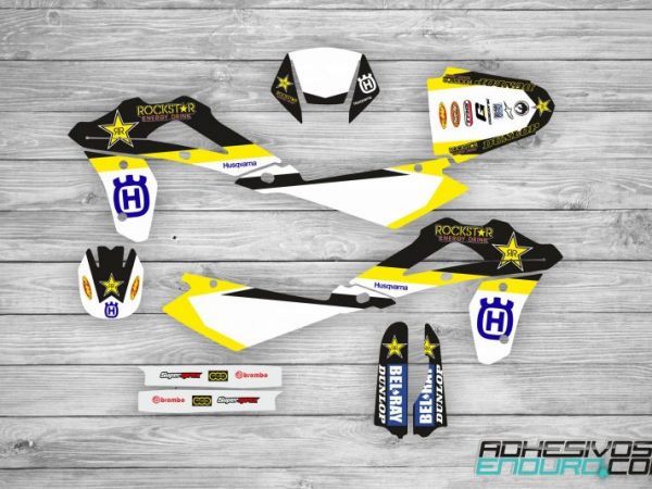 Kit Adhesivos Husqvarna Rockstar