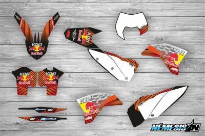 Kit Adhesivos KTM Kini Réplica Naranja