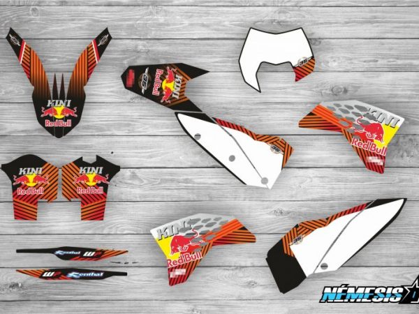 Kit Adhesivos KTM Kini Réplica Naranja