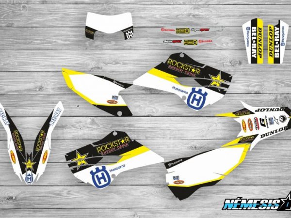 Kit Adhesivos Husqvarna Rockstar
