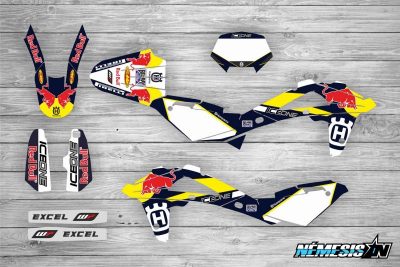 Kit Adhesivos Husqvarna ICEONE Azul
