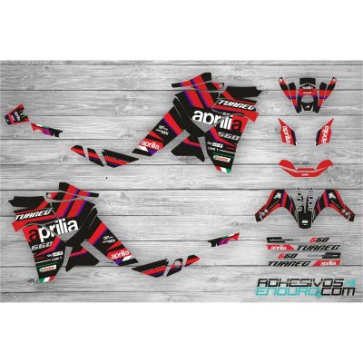 Kit Adhesivos Aprilia Tuareg 660 2022/23 Rojo