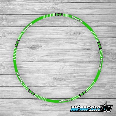 Kit de adhesivos para llantas Kawasaki
