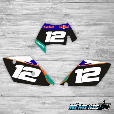 Adhesivos Portanúmeros KTM