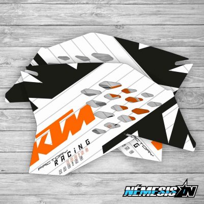 Tapas Radiador KTM Power Blanco