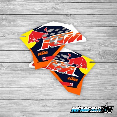 Adhesivos Tapas Radiador EXC SX Red Bull