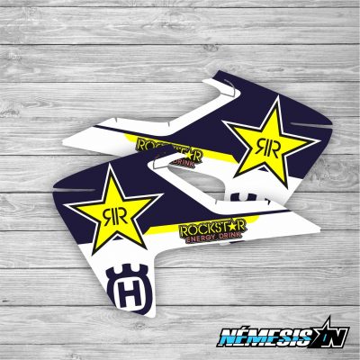 Tapas Radiador Husqvarna Rockstar AZUL