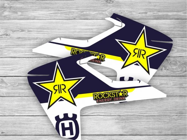 Tapas Radiador Husqvarna Rockstar AZUL