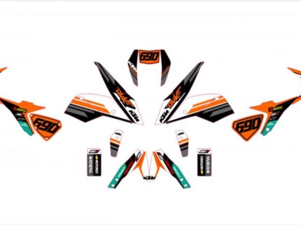 Kit Adhesivos DUKE 690 2012-2018