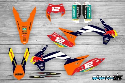 Kit Adhesivos KTM Factory Azul