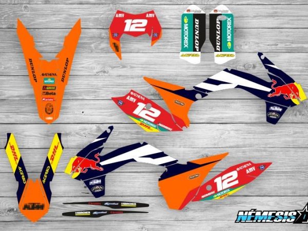 Kit Adhesivos KTM Factory Azul