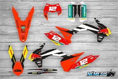 Kit Adhesivos KTM Factory Negro