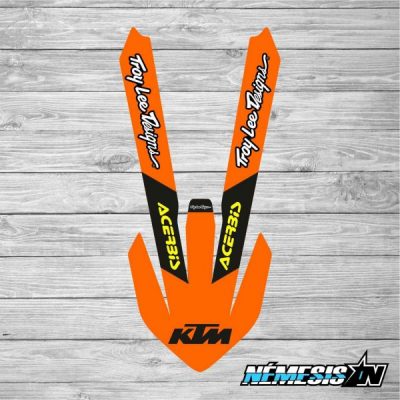 Adhesivo Guardabarros Delantero KTM 8