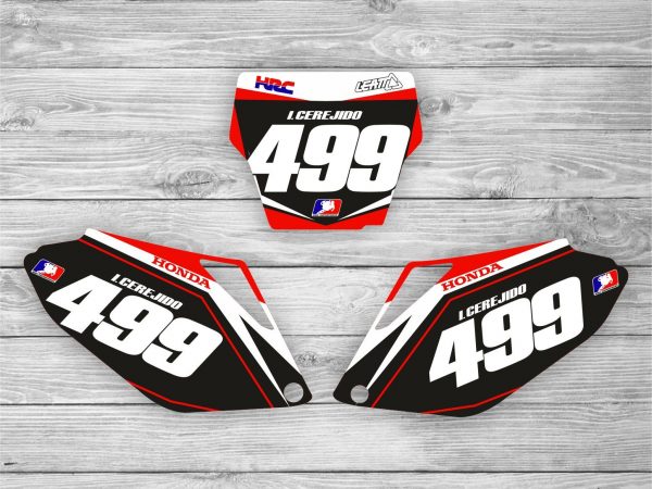Kit Portanúmeros Factory Honda