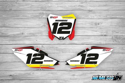 Kit Adhesivos Portanúmeros Pro Honda