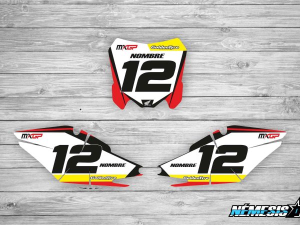 Kit Adhesivos Portanúmeros Pro Honda