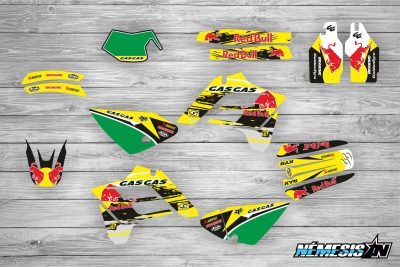 Kit Adhesivos GasGas RedBull Amarillo