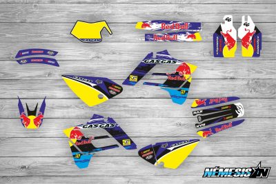 Kit Adhesivos GasGas RedBull Azul