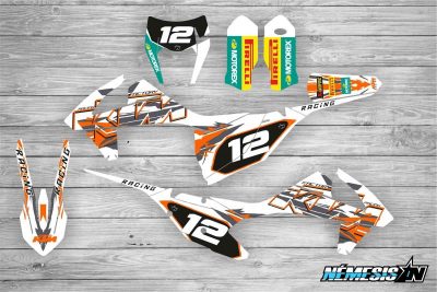 Kit Adhesivos KTM White Racing