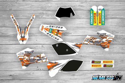 Kit Adhesivos KTM White Racing
