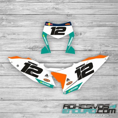 Kit Adhesivos Portanúmeros Factory KTM ´24