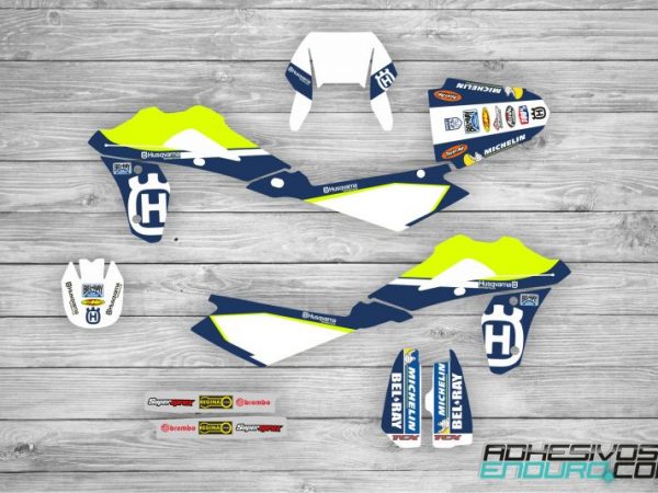 Kit Adhesivos Husqvarna Team Lima