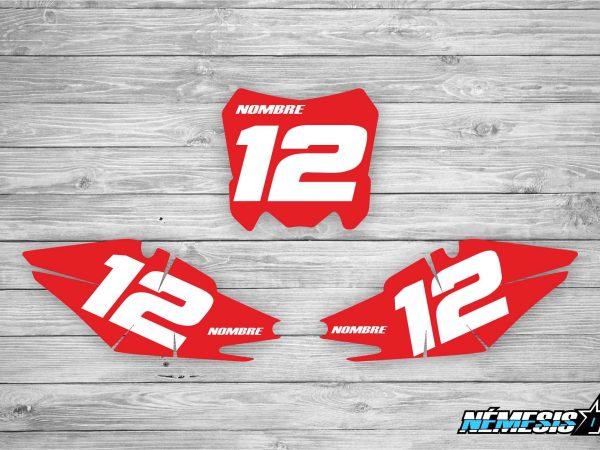 Kit Adhesivos Portanúmeros Honda Basic