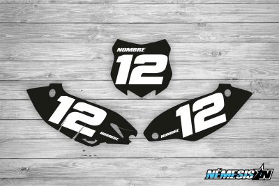 Kit Adhesivos Portanúmeros Kawasaki Basic