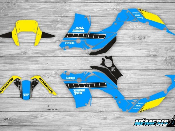 Kit Adhesivos Yamaha Tenere 700 Celeste