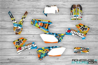 Kit Adhesivos KTM Fox Naranja