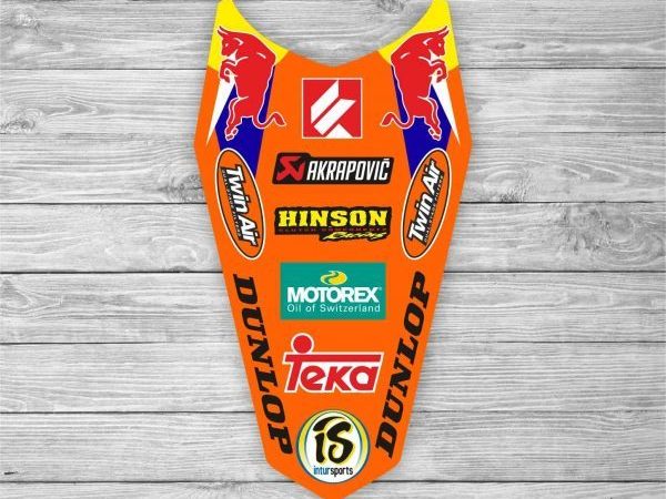 Adhesivo Guardabarros Trasero Ktm 4