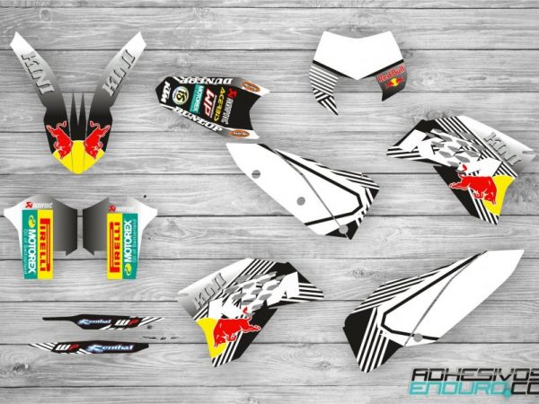 Kit Adhesivos KTM Kini Blanco