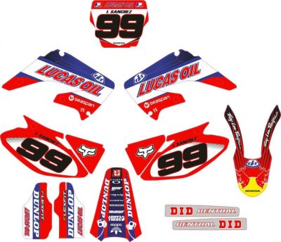 Kit Adhesivos Honda Lucas Oil