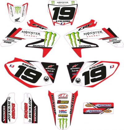 Kit Adhesivos Honda Monster Blanco