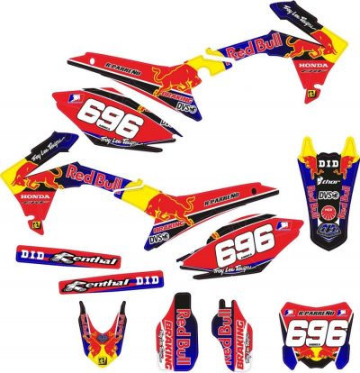 Kit Adhesivos Honda Red Bull II