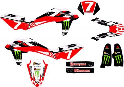 Kit Adhesivos Husqvarna Monster
