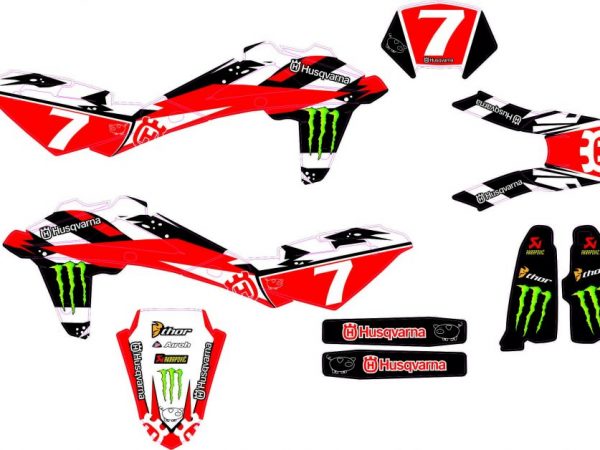 Kit Adhesivos Husqvarna Monster