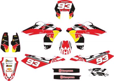 Kit Adhesivos Husqvarna RedBull