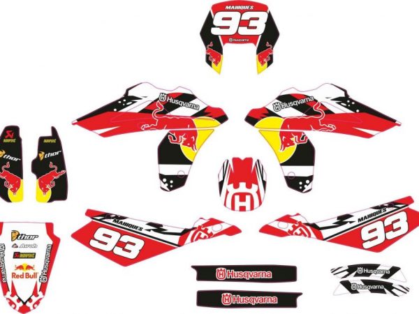 Kit Adhesivos Husqvarna RedBull