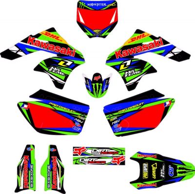 Kit Adhesivos Kawasaki DHL