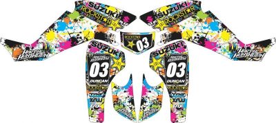 Kit Adhesivos LTZ 400 2003/2008 ColourSplash